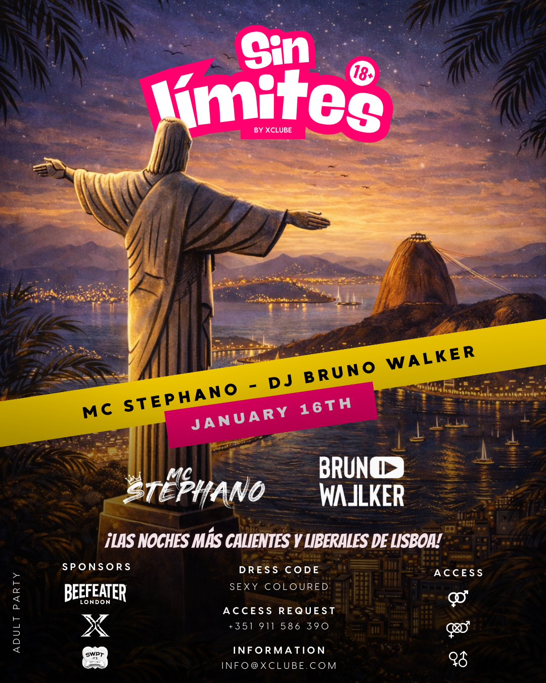 Festa Sin límites@XClube: a primeira do ano!