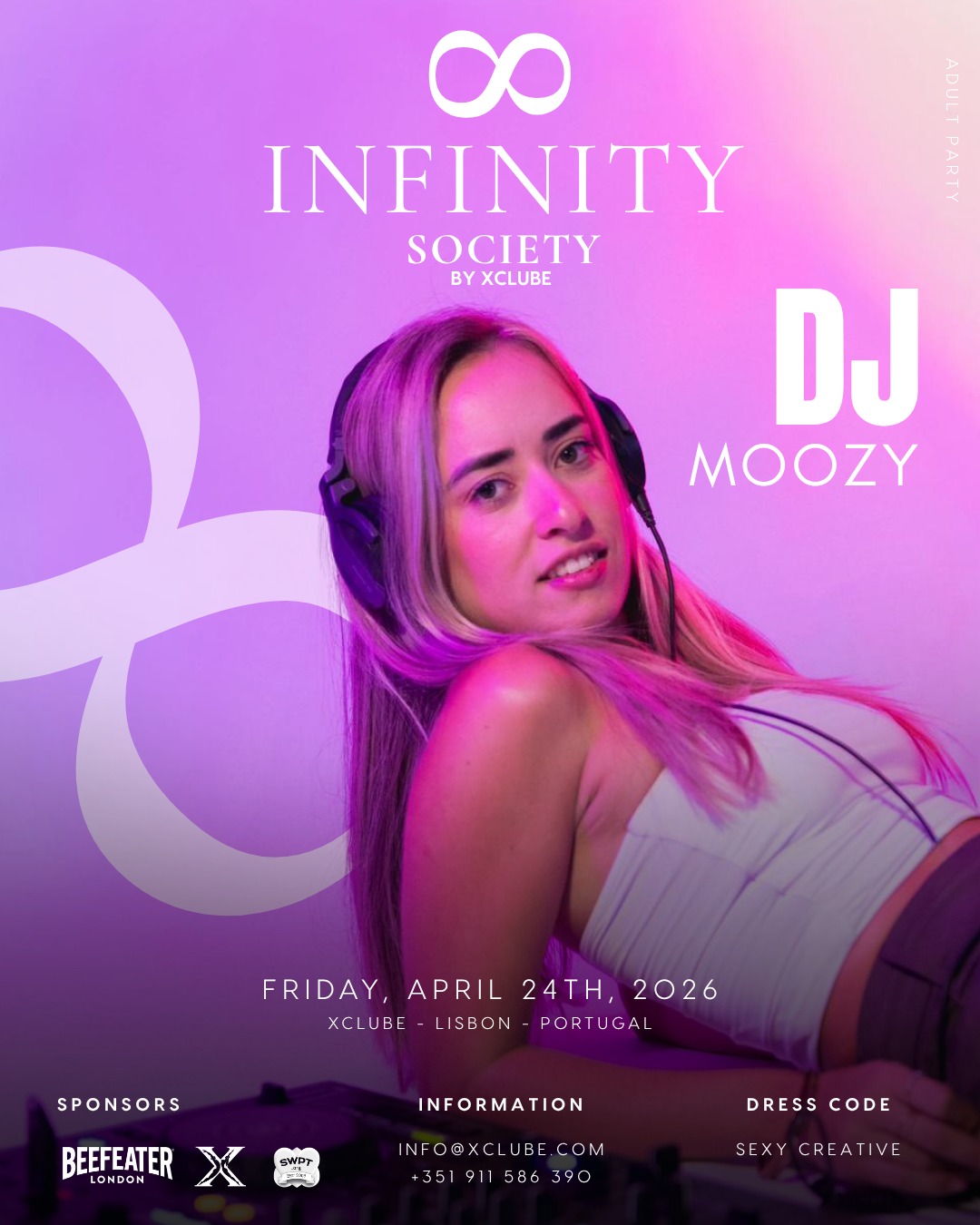 Infinity Society by XClube - Abril