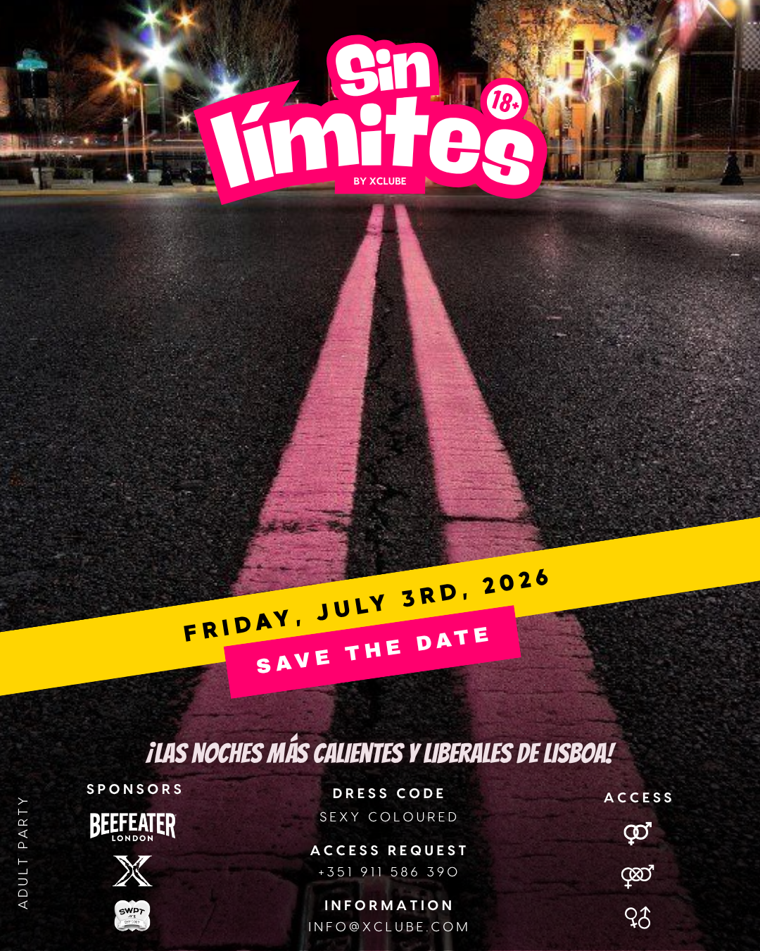 Festa Sin límites@XClube – Julho