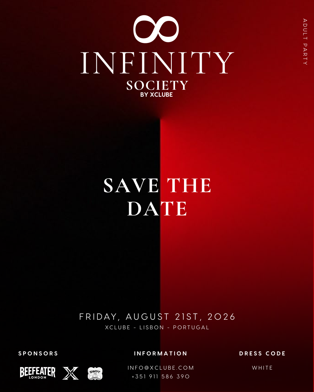 Infinity Society by XClube - Agosto